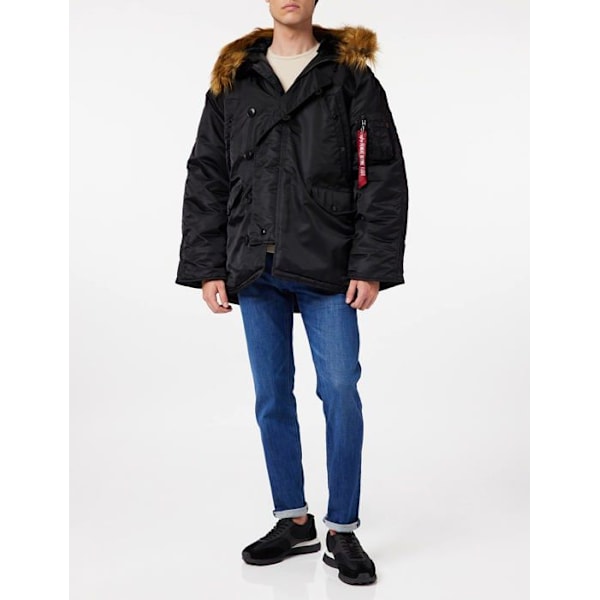 Alpha Industries Parka - 100106-03 - Parkas herr Svart jag