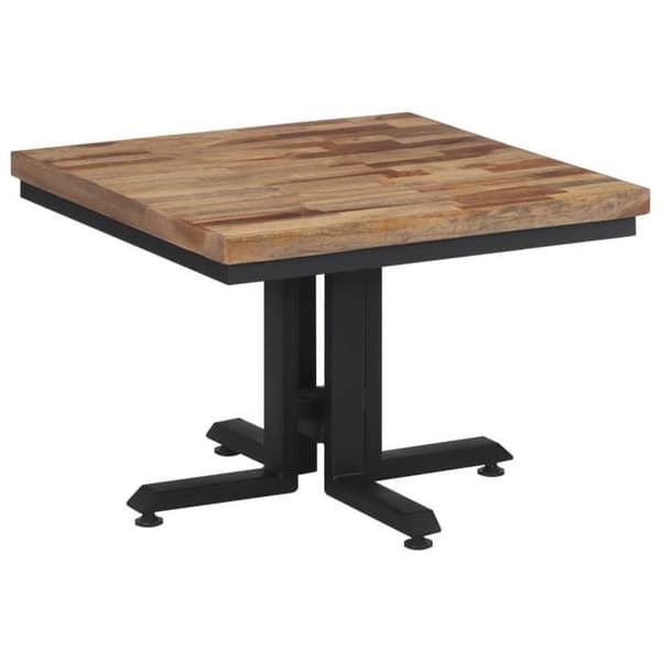 vidaXL Soffbord 55x55x40 cm Solid Reclaimed Teak 358516