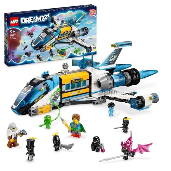 LEGO® DREAMZzz 71460 Mr. Oz rymdbuss, 2-i-1 rymdskeppsleksak, med Z-Blob