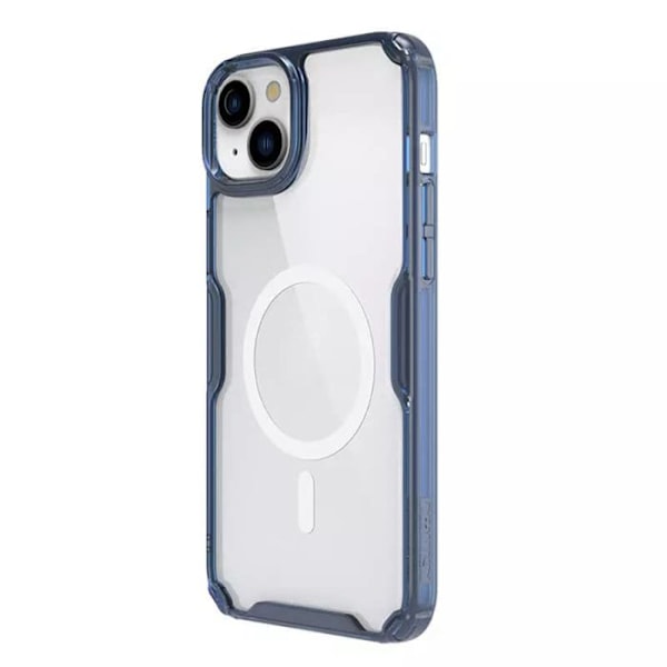 Skyddshölje - NILLKIN - iPhone 15 Plus - TPU - Blå - Semi-styv Blå