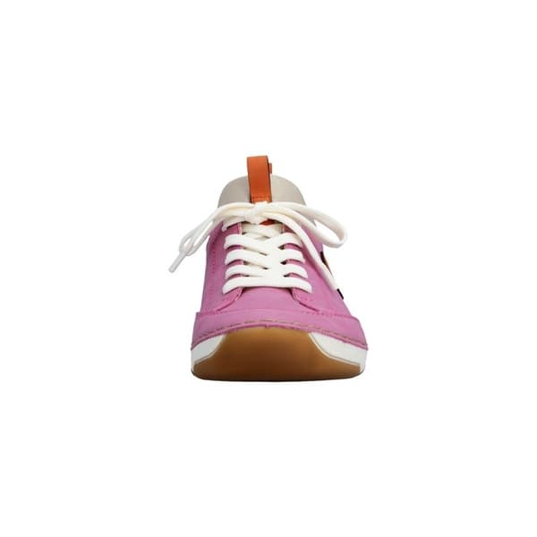 Basket Basse Läder Rieker Morelia - Rosa Ros 37