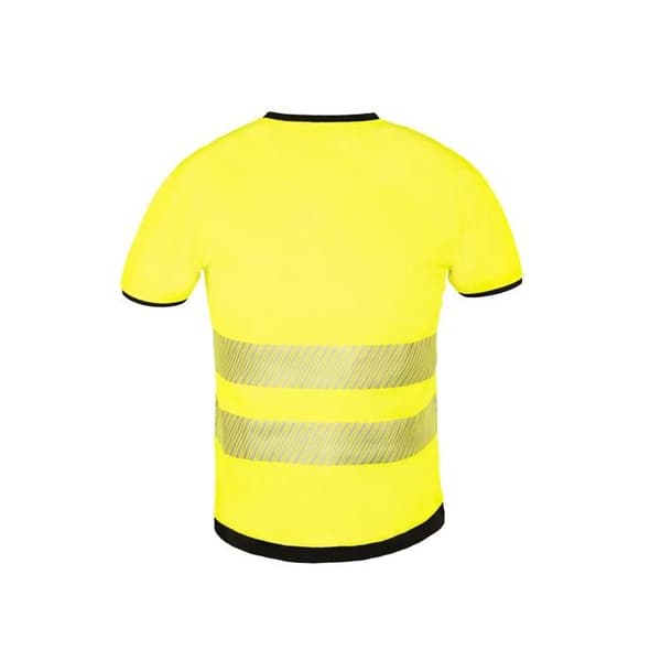Högsynlighets T-shirt Korntex EOS gul / svart S