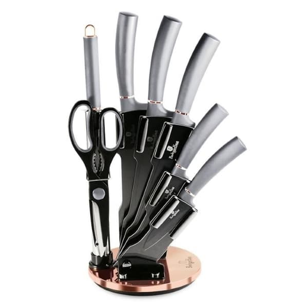 BERLINGERHAUS 8-delad standknivset Moonlight Edition BH-2566