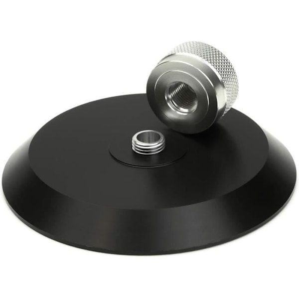Fästklämma - Dynavox - VC80 - Svart Aluminium - Stabilisering av Vinyl - Kompatibel med Skivspelare Svart