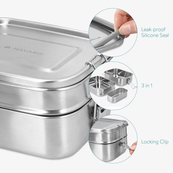Lunchbox - matlåda Navaris - 50788.03