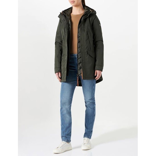 Kappa - ärtrock - överrock Camel aktiva damkläder - 3109946408 - Mantel, Dark Khaki, 38 Damer Mörk Khaki 38