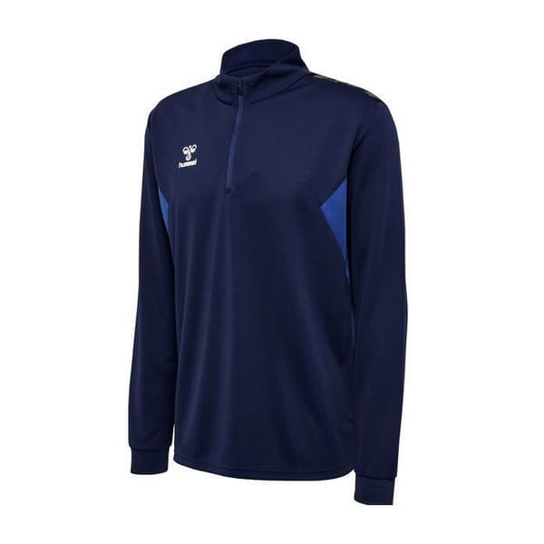 Hummel Authentic 1/2 zip träningsjacka - blå blå jag