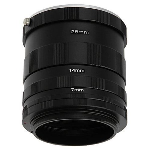 Fotodiox MACRO-SONY-EXT , Svart, Metall, Sony Alpha a3500, A350, A900, A230, A330, A380, A550, A500, A850, A450, A290, A390, A560