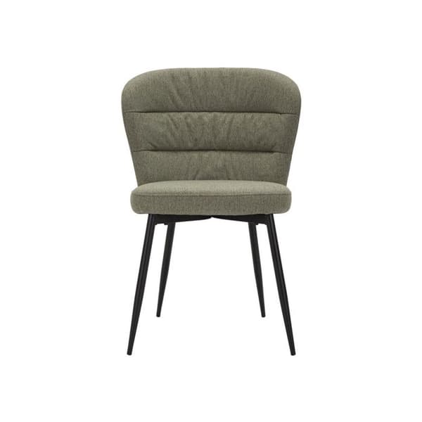 2-pack Stolar i Tyg "Losanna" 85cm Grön
