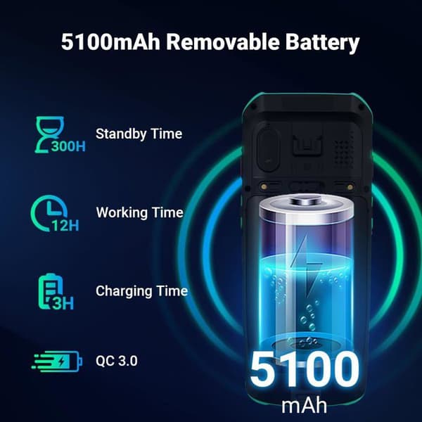 Scanner - Tera - P400 - Android 11 - 8 Kärnor - IP67 Vattentålig