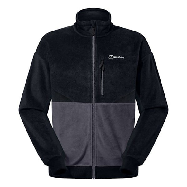 Berghaus - 4A001187CX3 - Retrorise fleecejacka, extra värme, extra bekväm fleecejacka för män Svart jag