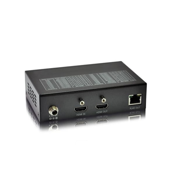 Transmitter AV - LevelOne - HVE-9111T - 0-48°C - 10-90% - 700 mA Svart