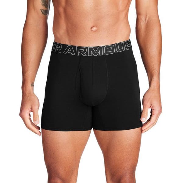 Under Armour Performance Cotton 6 tum - 3-pack Svart XL