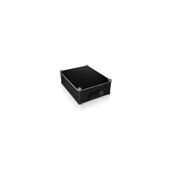 Raspberry Pi 4-hölje - ICY BOX - IB-RP110 - Aluminium och Akryl - 64 GB RAM - Serial ATA-600