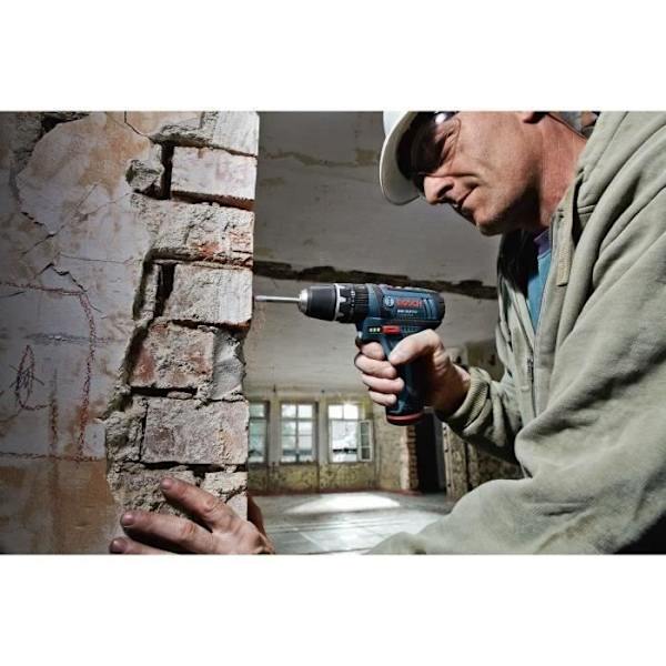 Bosch Professional GSR 12V-15 borrskruvdragare + 10 tillbehör + 2 x 2,0Ah batterier + GAL 12V-20 laddare - 060186810G