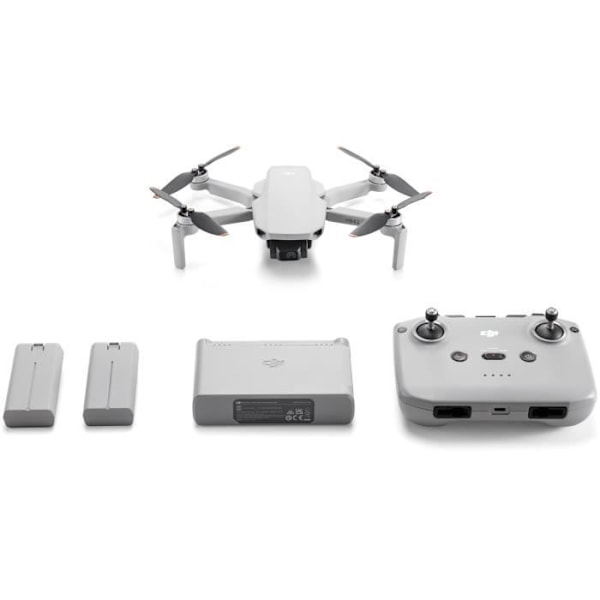 Drönare - DJI - Mini 2 SE Fly More Combo - Grå - Integrerad kamera - HD-videoöverföring Grå