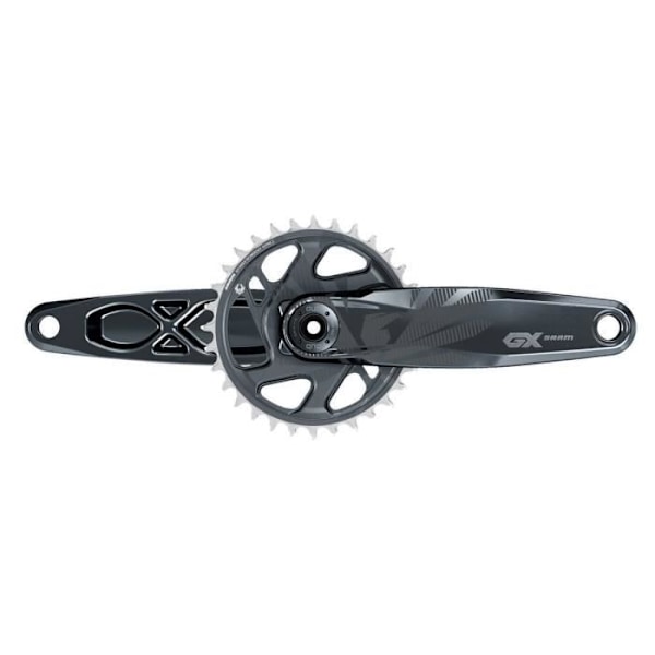 Peddal VTT - SRAM - GX Eagle - 32D - Xsync2 - Svart - Enkelt montering svart