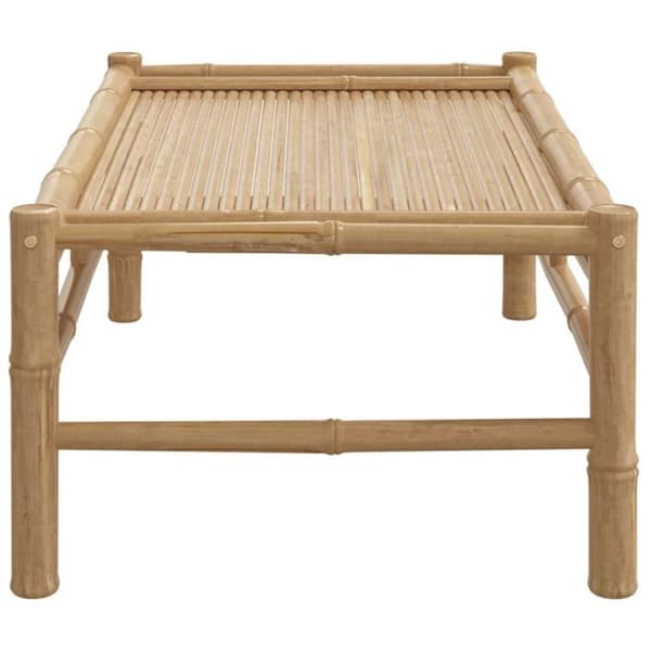 vidaXL Trädgårdssoffbord 100x55x33 cm Bambu 363456