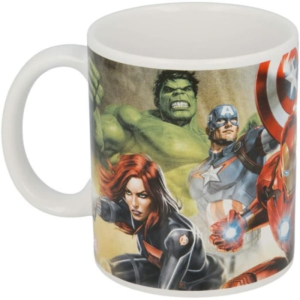 Mugg - Stor - Avengers - 325 ml - Keramik - Flerfärgad - Barn Flerfärgad