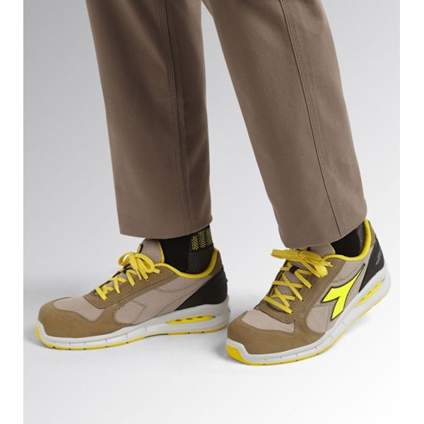 Diadora RUN NET AIRBOX LOW S1P SRC - Beige - Herrskor i säkerhetsklass låga Beige 44