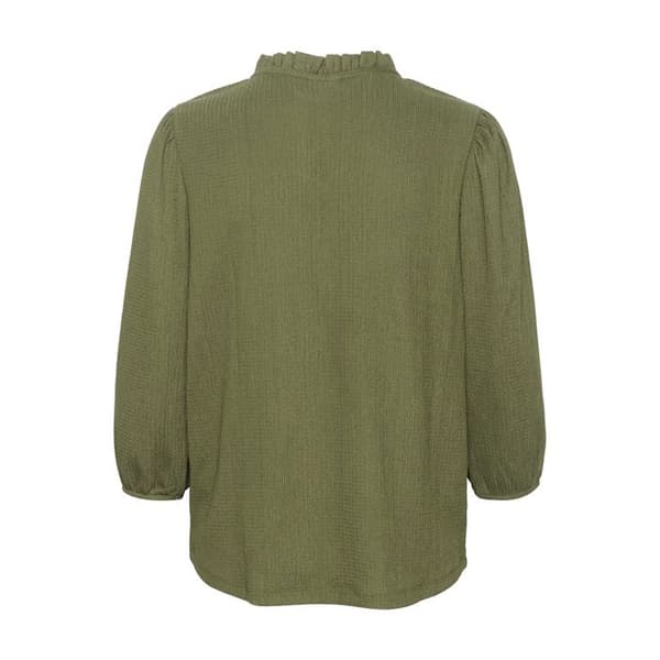Blus dam KAFFE Katrine druvblad 38