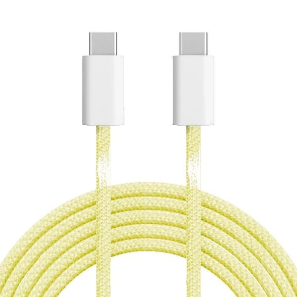 USB Type-C-kabel 60 W 1,5 m Gul Kruger&Matz Basic