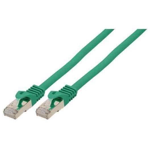 Platt patchkabel - SHIVERPEAKS - BASIC-S U/FTP - Cat.7 - 0,25 m - Grön
