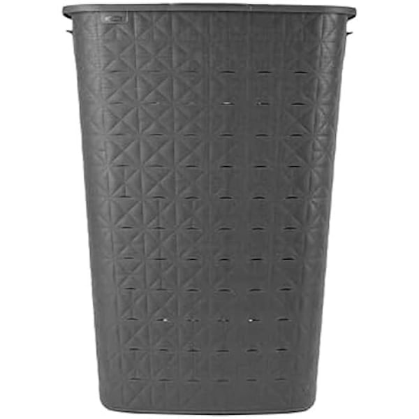 Tvättkorg - CURVER - Softex - 56L - 70% återvunnen - 59 x 43 x 34 cm - Grå Grå