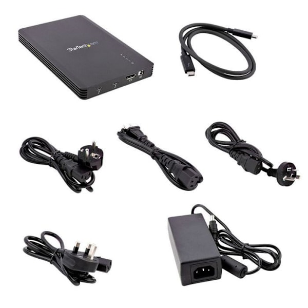 Externt hölje - StarTech - M2E4BTB3 - 4 fack - Thunderbolt 3 - 40 Gbit/s