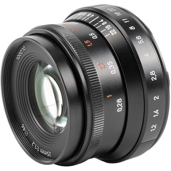 7artisans Objektiv 35 mm f1.2 Mark II APS-C för Sony A6000 A6300 A6400 A6500 NEX-3 NEX-3R NEX-5T