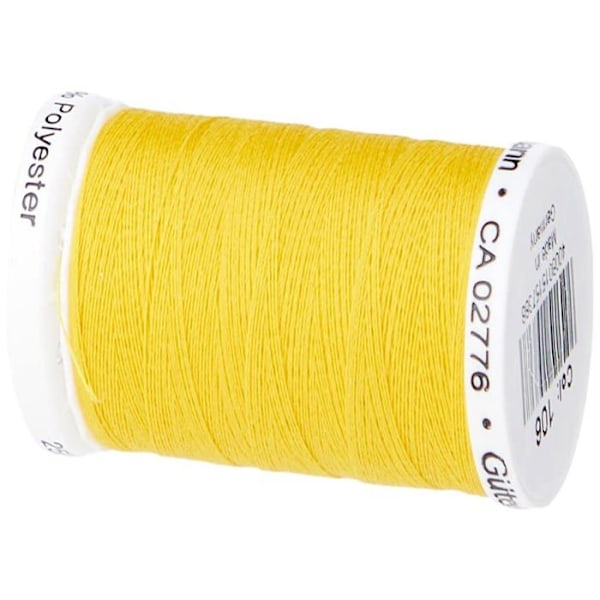 Gutermann sömnadssats - GUT7178780106 - Sy helt polyestertråd, 250 Mtr, Gyllene Gul (0106),