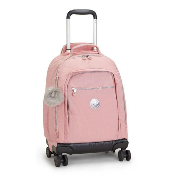Kipling Back To School Print Zea L Trolley Ryggsäck - Brudrosa - För barn - Tjej rosa