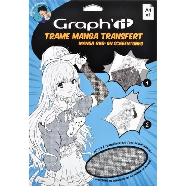 Trame Manga A4 - Graph'It - Papper - Prägling - Lätt att använda