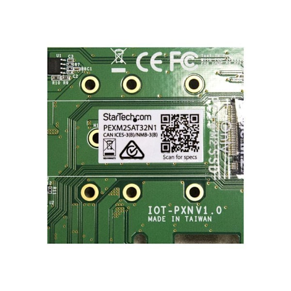 3-portars M.2 NGFF SSD-adapter - STARTECH - PCIe 3.0 - SATA III och NVMe