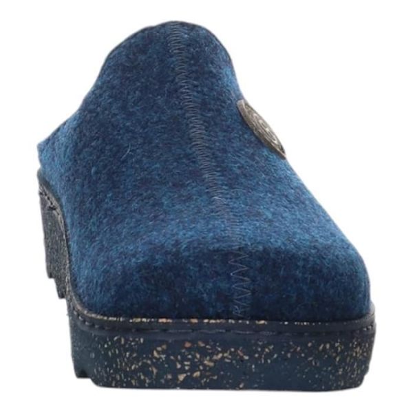 Chaussons - ROHDE - 6120 - Bekväma och varma - Platt häl - Dam Blå 36