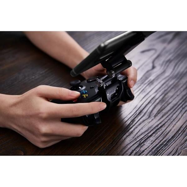 Mobilspelklämma - 8BITDO - Xbox One - Kompatibel med xCloud - Justerbar - Svart Svart