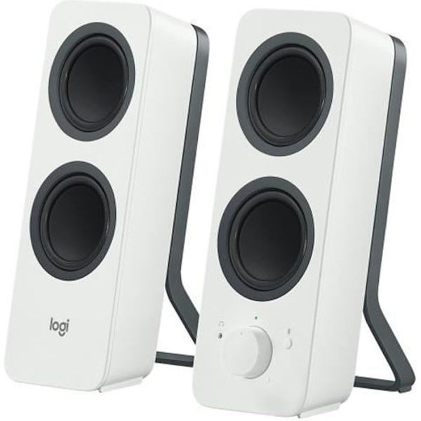 2.0 högtalare - Logitech - Z207 - Trådlös Bluetooth - 5 Watt RMS - Vit