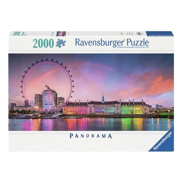Ravensburger pussel färgglada London, 2000e.