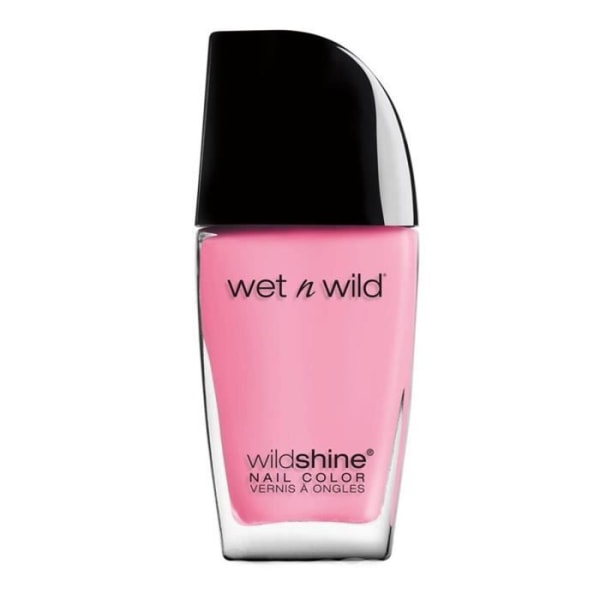 Nagellack - WET 'N WILD - Wildshine Nail Color Tickled Pink - Ljusrosa färg Rosa