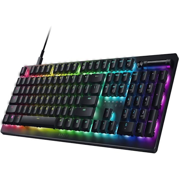 Razer datorklaviatur - RZ03-04501800-R3M1 - DeathStalker V2 lila switch - Amerikansk layout ()