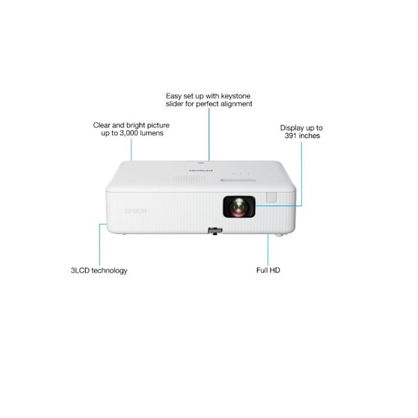 Märke Epson Model V11HA84040 Teknik - 3LCD-teknik, RGB Liquid Crystal Shutter Image - Ljusemission