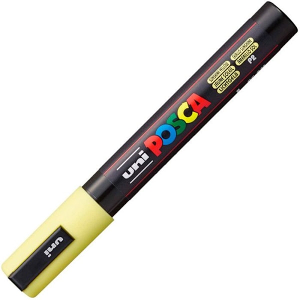 Posca markör medium konisk spets 2,5 mm - Solgul - Markör - Vattentålig Solgul