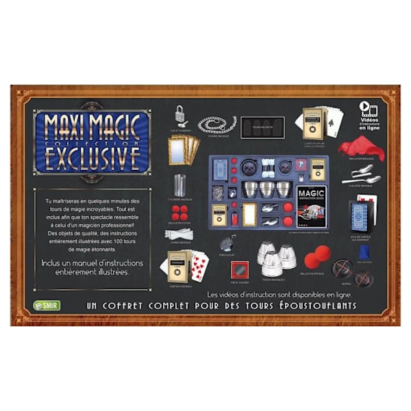 Exklusiv Cartamundi Magic Collection-låda med 1 onlinevideo Multicolor
