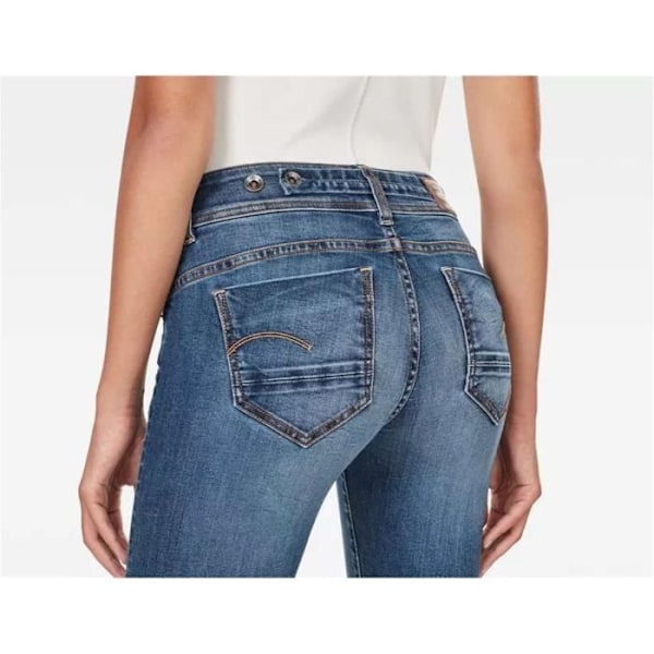 Jeans Dam - G-STAR - D07145 8968 - Denim Medium Blue - Slim - Standardstorlek mellanblå denim 38