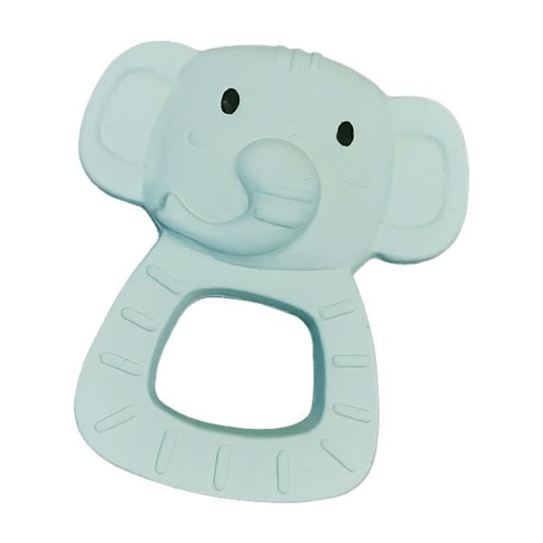SES Creative 13163 - Anneau för tandning Eli Elefant, tandringsring av 100% naturlig gummi för baby