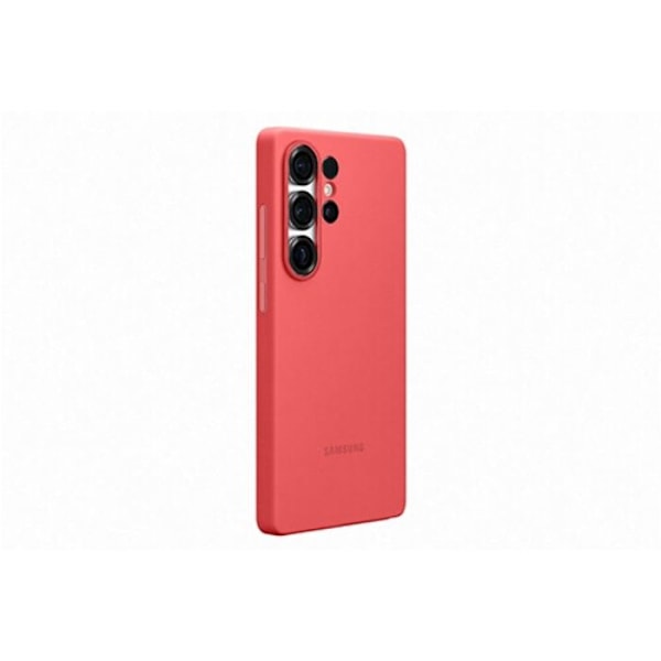 Coque för Samsung Galaxy S25 Ultra Silikonöverdrag Original Mjuk Beröring Samsung Röd Röd