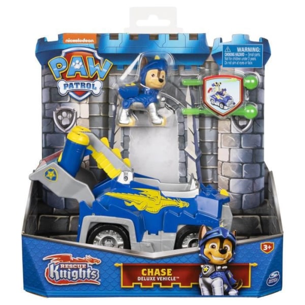 Chase Rescue Knights PAW Patrol Vehicle - Avtagbar figur ingår