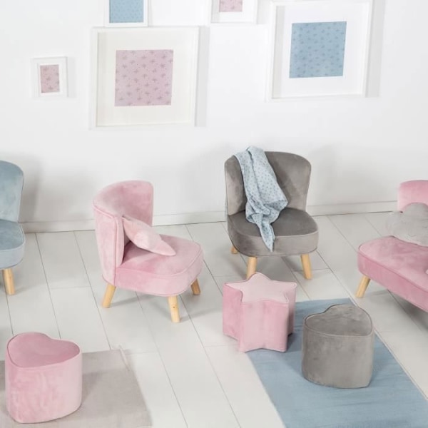 Lil Soffa Barnpuff - ROBA - Star Shape - Rosa Rosa - Mauve