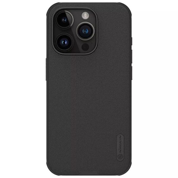 iPhone 15 Pro-fodral - Nillkin - Super Frosted Shield Pro - Vattentät IP68 - Stötskydd - Svart Svart