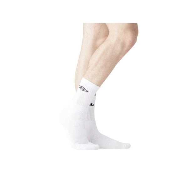 Umbro Strumpor Herr, Höga Strumpor Herr (6-pack) - Vit Vit 43/46